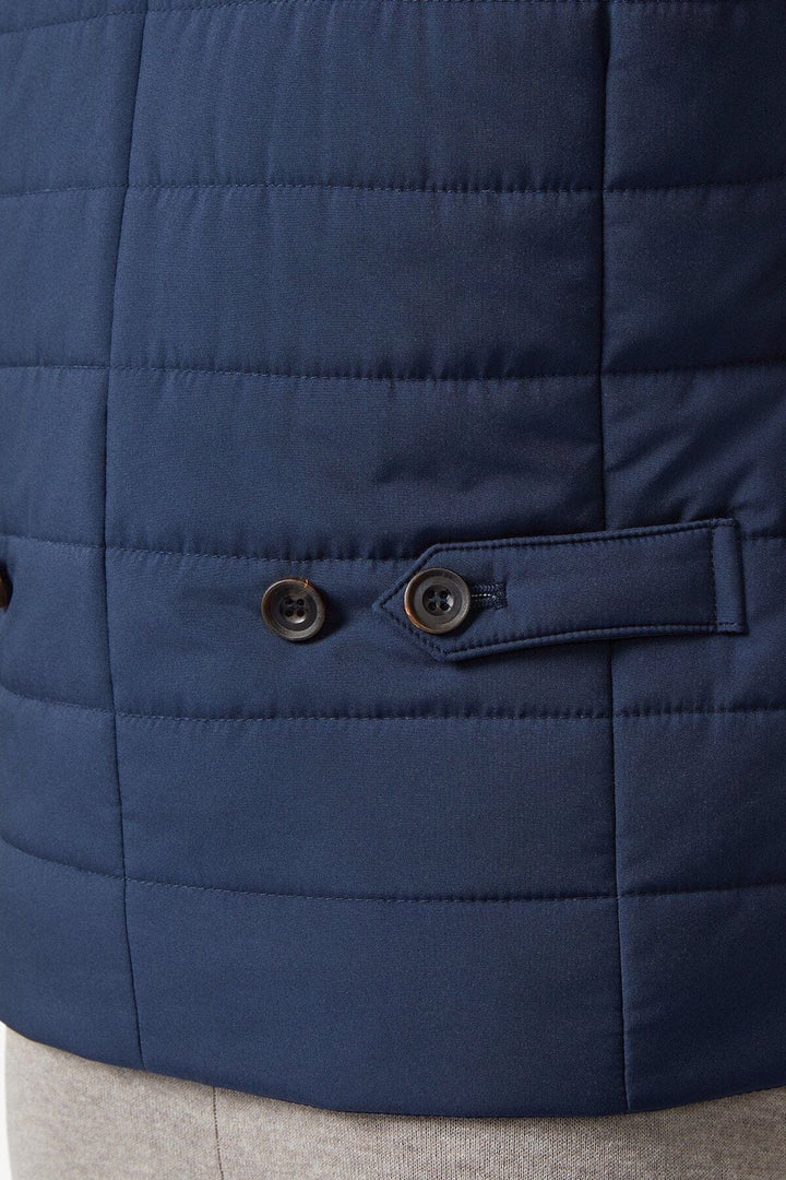 Gilet déperlant rembourré bleu foncé Homme - Manteaux et vestes - Veste sans manches Corneliani