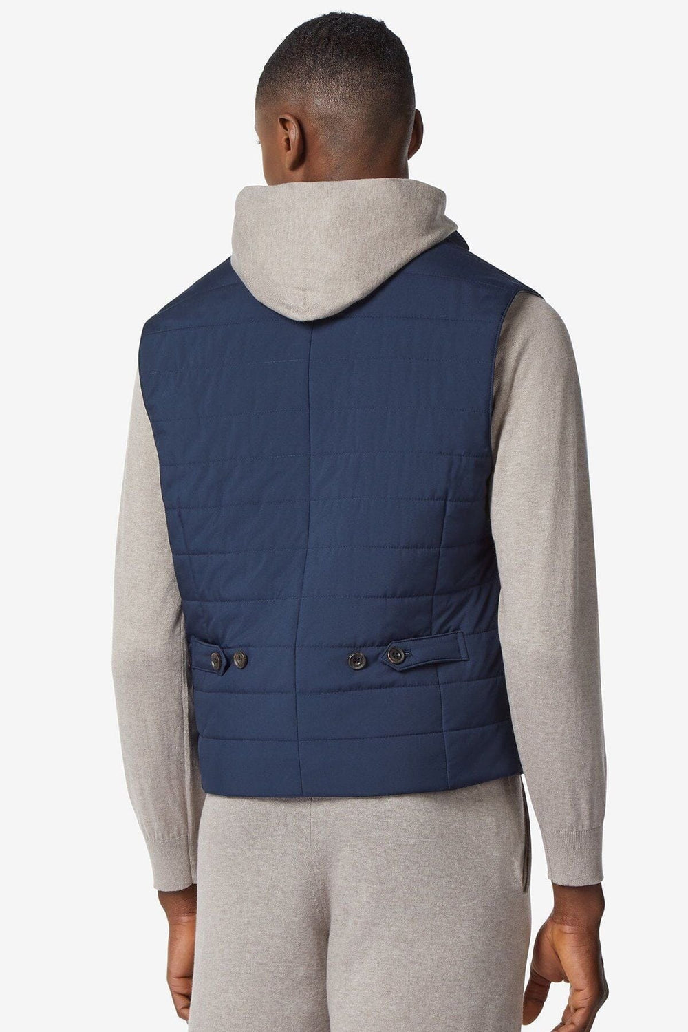 Gilet déperlant rembourré bleu foncé Homme - Manteaux et vestes - Veste sans manches Corneliani