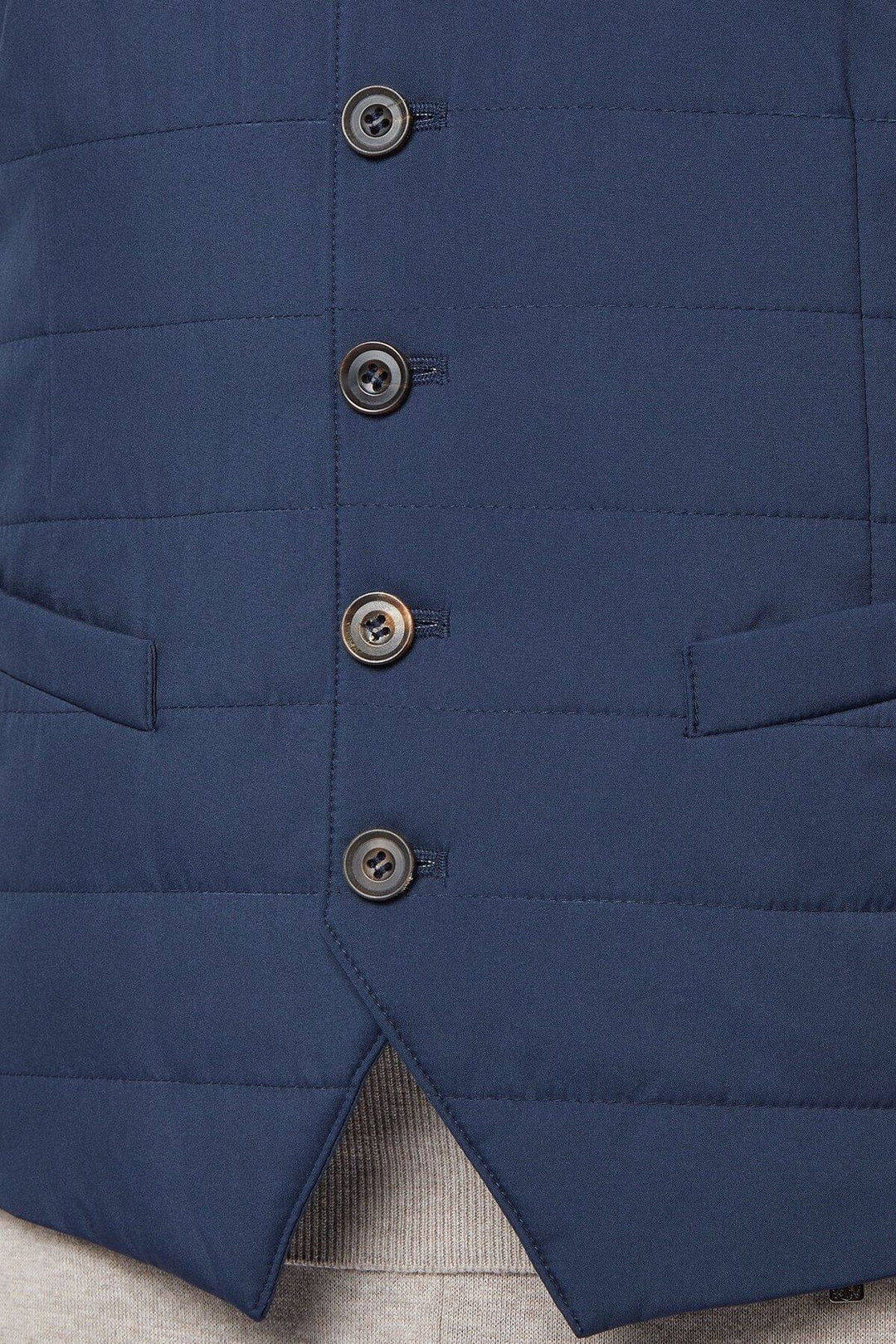 Gilet déperlant rembourré bleu foncé Homme - Manteaux et vestes - Veste sans manches Corneliani