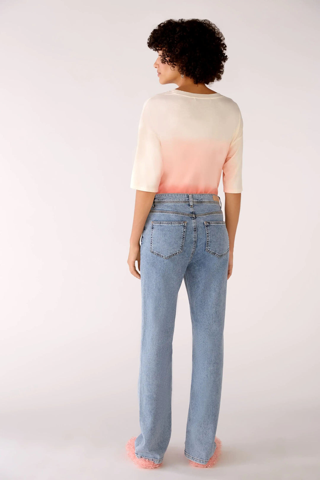 Jean à taille haute Femme - Bas - Pantalon - Jeans Oui