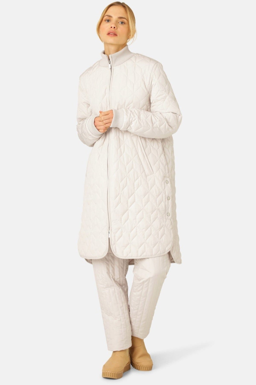 Manteau matelassé Ilse Jacobsen 34 Blanc 