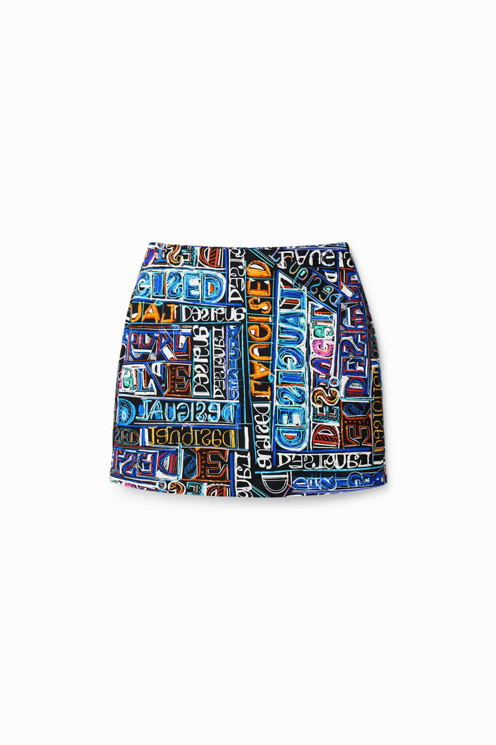 Mini-jupe slim logo arty Femme - Bas - Jupe - Jupe courte Desigual