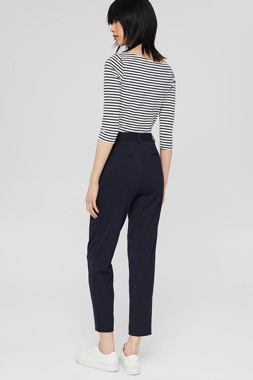 Pantalon avec une boucle à la taille Femme - Bas - Pantalon - Pantalon habillé Esprit