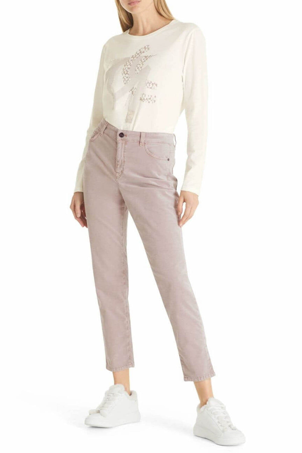 Pantalon étroit en velours Femme - Bas - Pantalon Marc Cain