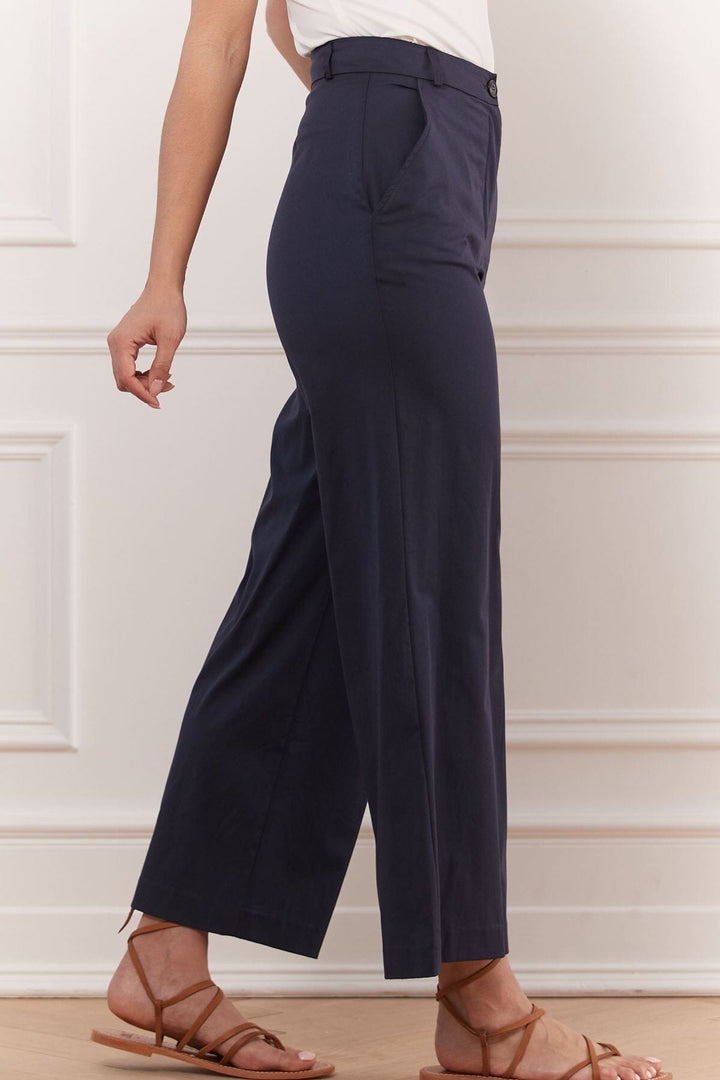 Pantalon gaucho en coton fin Femme - Bas - Pantalon - Pantalon habillé Iris Setlakwe