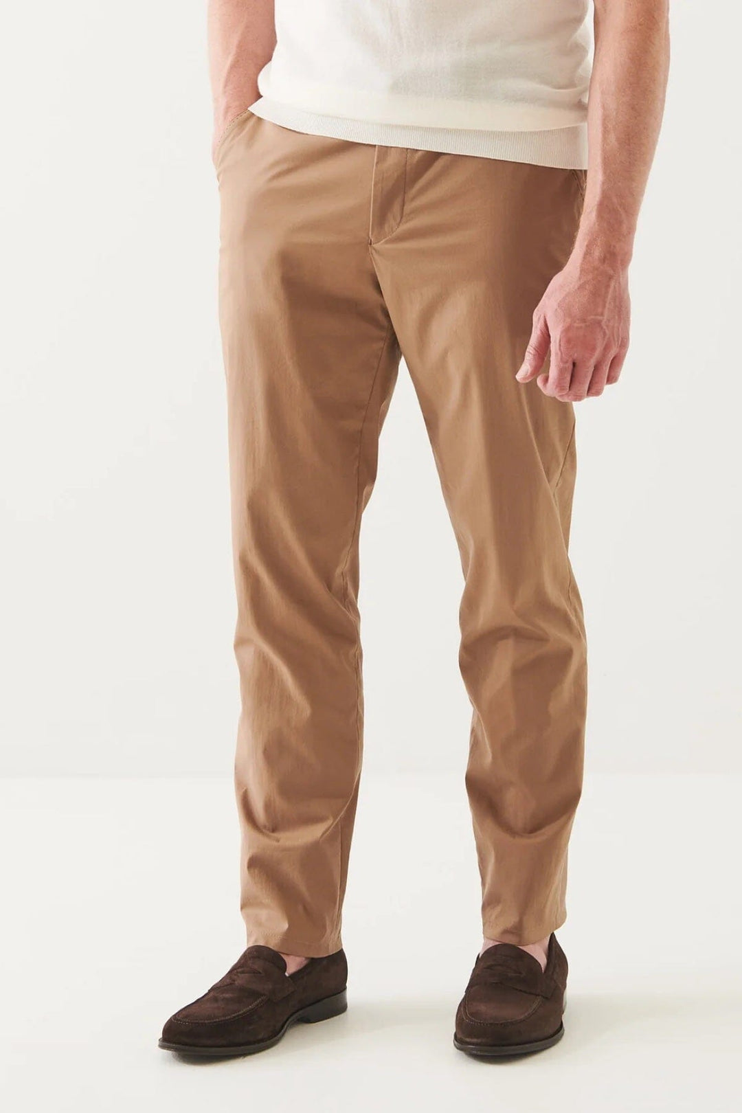 Pantalon slim en coton mélangé Homme - Pantalon - PANTALON HABILLÉ Patrick Assaraf