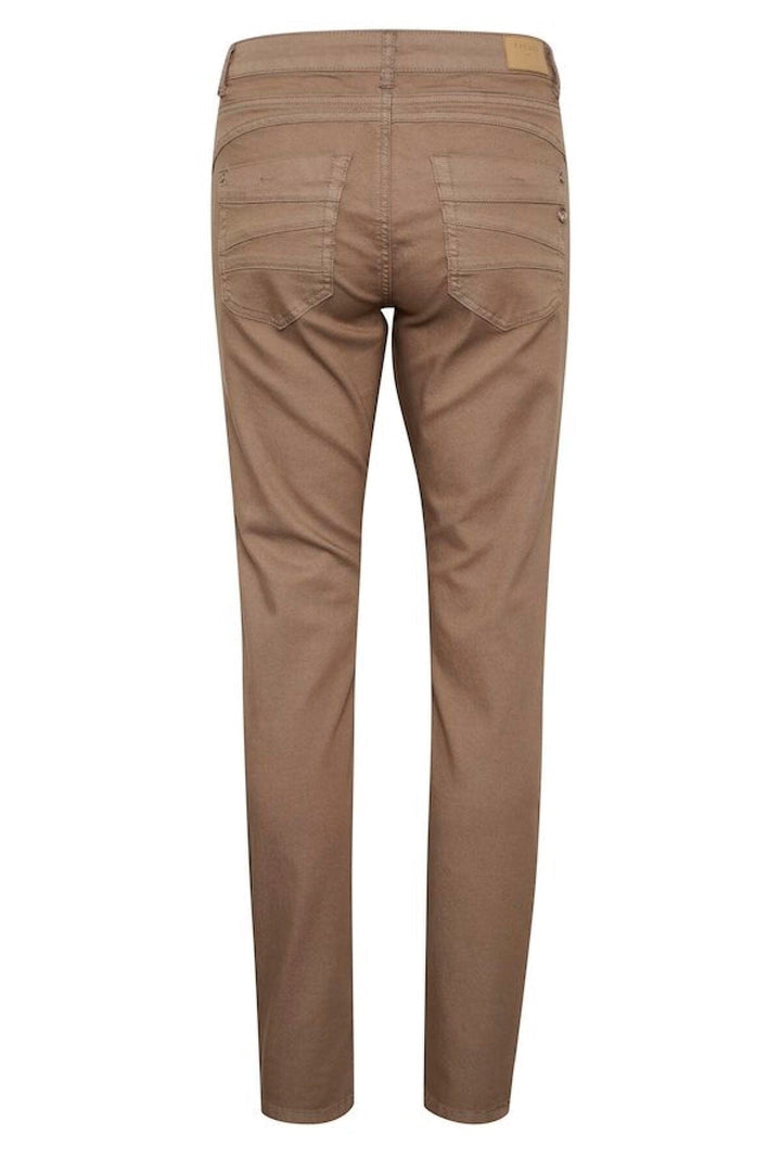 Pantalon style jean étroit Femme - Bas - Pantalon - Jeans Cream