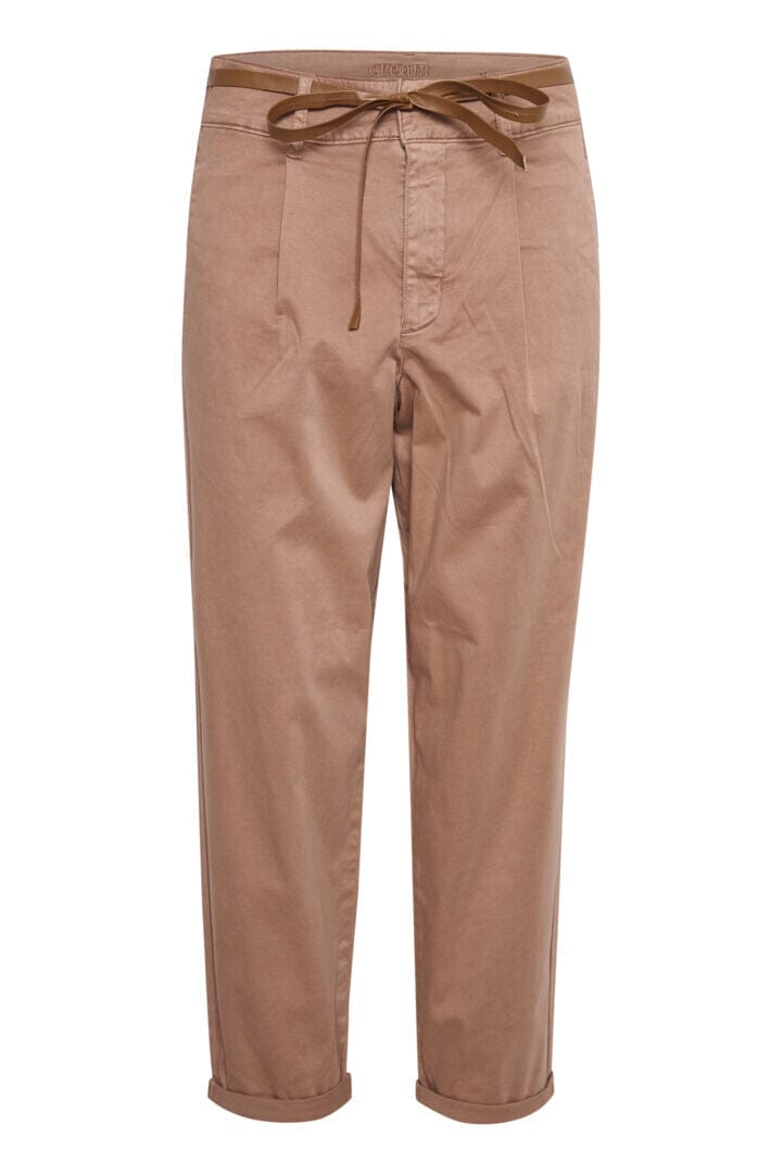 Pantalon Tula avec ceinture Femme - Bas - Pantalon - Pantalon habillé Cream