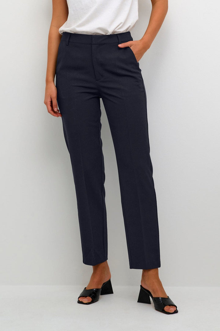 Pantalon zippé Sakura Kaffe 46 Noir 