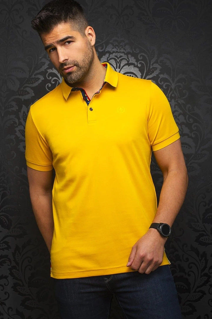 Polo Eagle Au noir M Jaune 