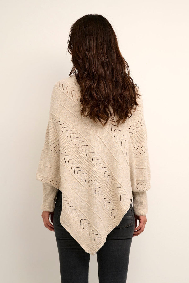 Poncho Holiday Cream 