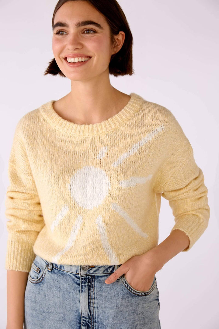 Pull avec motif soleil Femme - Hauts - Chandail Oui