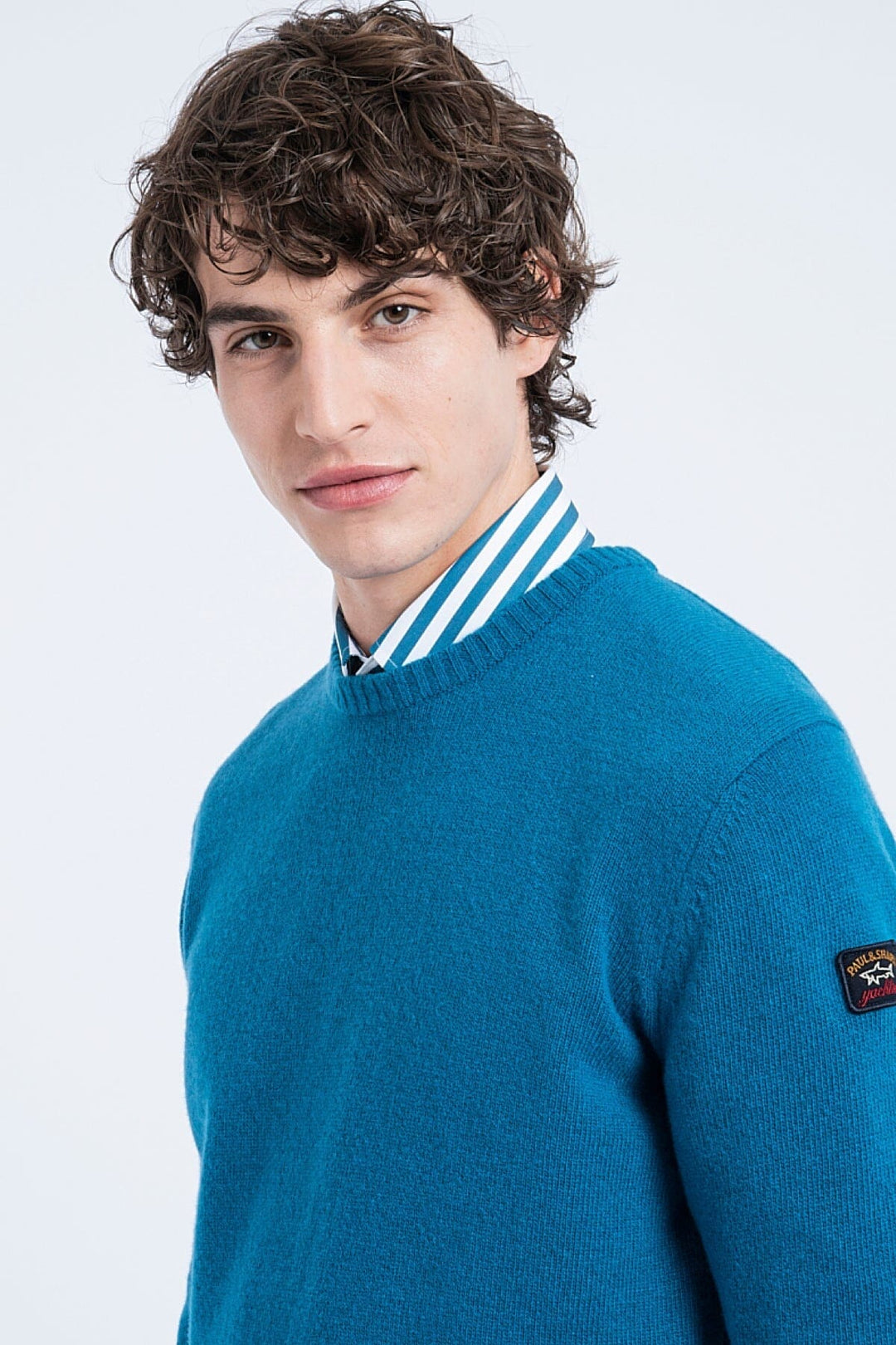 Pull en laine Shetland Homme - Hauts - Chandail Paul and Shark