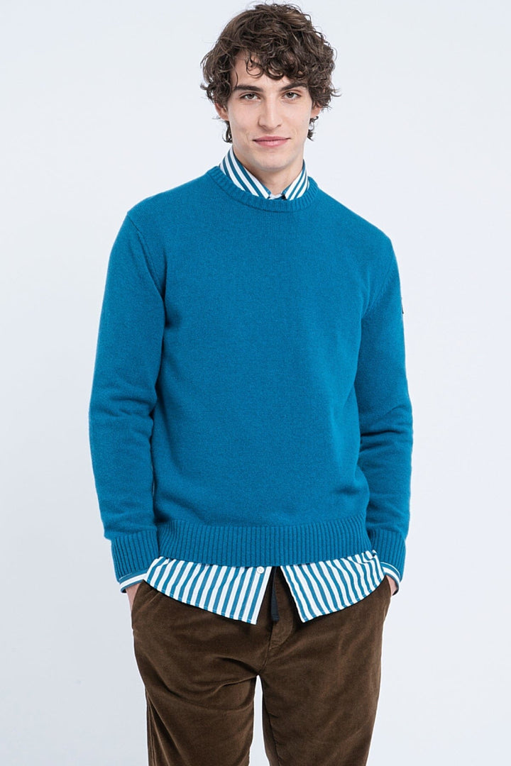 Pull en laine Shetland Homme - Hauts - Chandail Paul and Shark