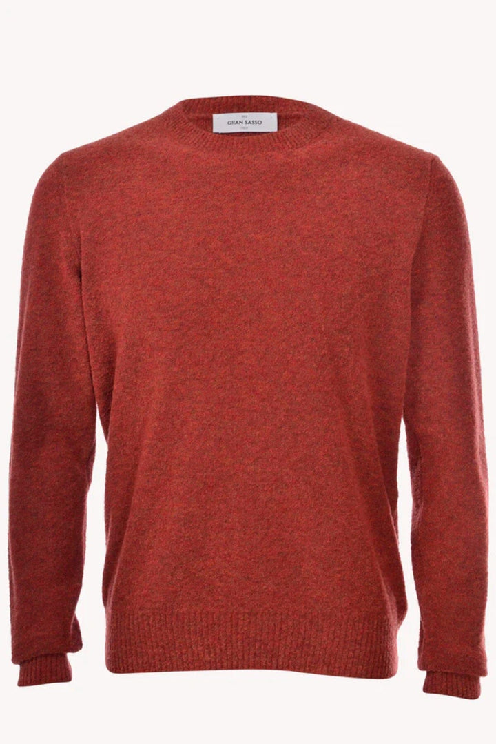 Pull texturé en laine Gran sasso M-50 Orange 