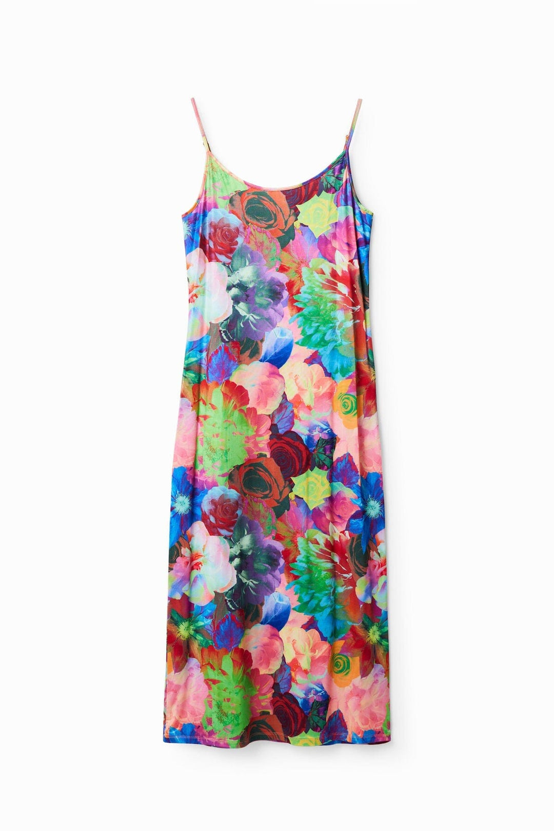 Robe fleurie slim Femme - Robe - Robe longue Desigual