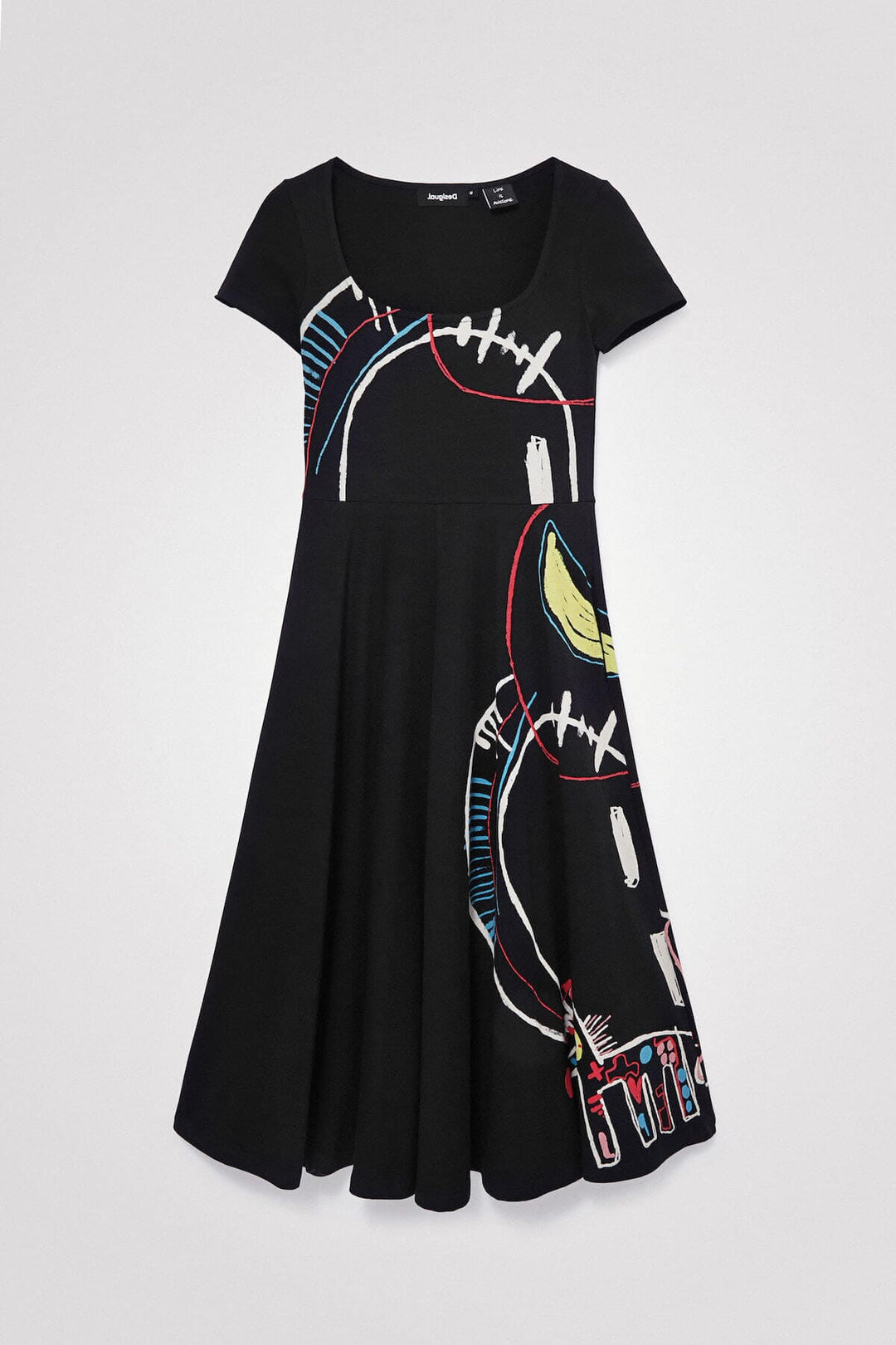 Robe longue à imprimé artistique Femme - Robe - Robe longue Desigual