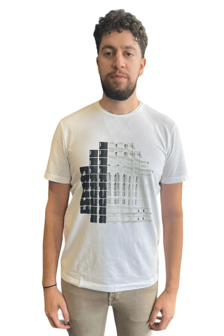 T-shirt avec imprimé graphique Homme - Hauts - T-shirt Corneliani