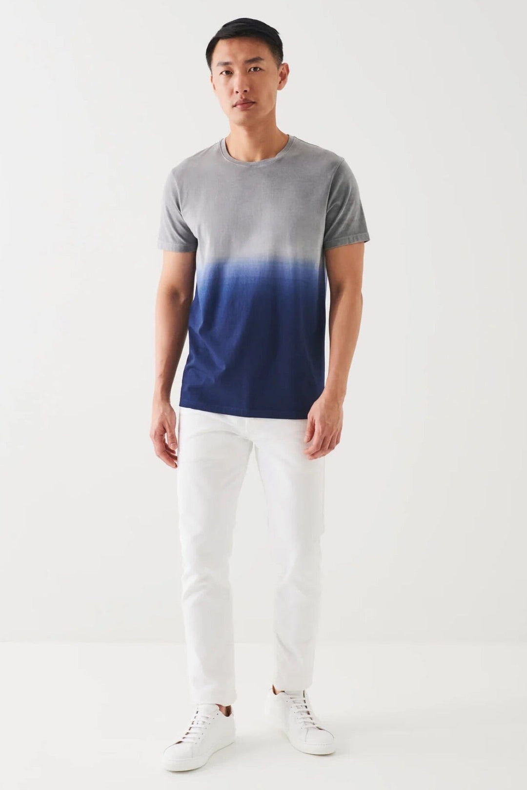 T-shirt en coton pima stretch dégradé Homme - Hauts - T-shirt Patrick Assaraf