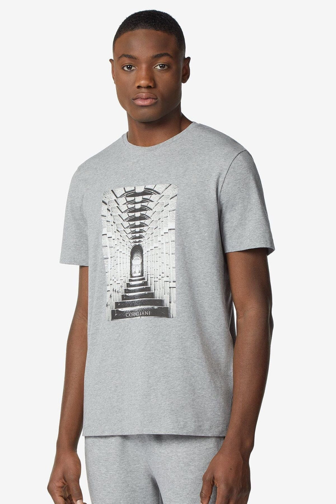 T-shirt graphique Mantoue Homme - Hauts - T-shirt Corneliani